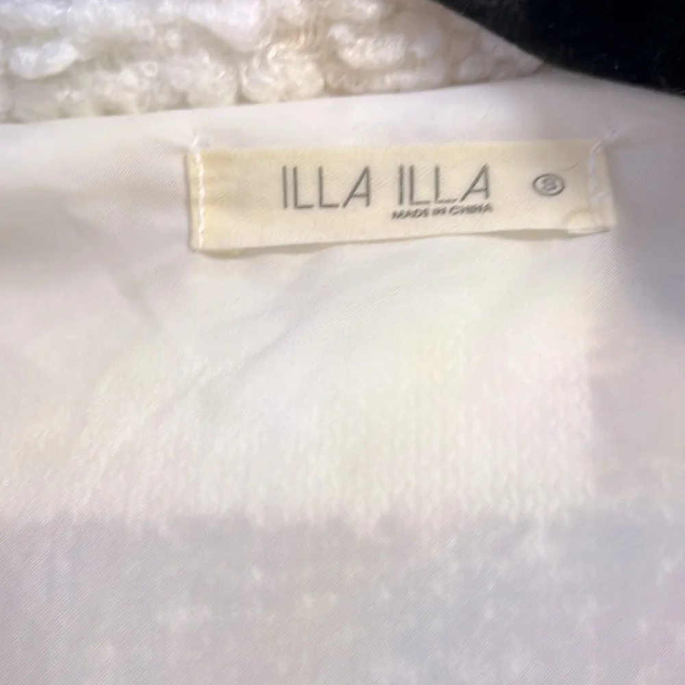 Plaid Sherpa Jacket - Cream and Tan Fully Lined (Relaxed Fit) - Picture 8 of 9